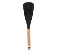 Kitchen Spatula, Wooden Handle Silicone Spatula | Heat Resisting Spatula Spoon | Silicone Cooking Tool with Wooden Handle, Reusable Non-Stick Stick Stir-Fry Kitchen Supplies