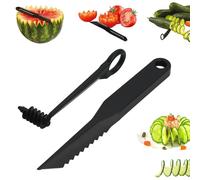Kitchen Spiral and V-Shaped Tools, Carving and Spiralizer for Vegetables Fruits, Create Culinary Masterpieces with Ease, Kitchen Accessories for Creative Food (1 Set)