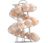 Kitchen Spiral Helter Skelter Egg Holder Stand Rack Storage Holds up to 18 Eggs