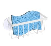 Kitchen Sponge Holder, Kitchen Sink Sponge Holder, Sponge Holder for Kitchen Sink Suction, Dish Sponge Holder (White)