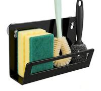 Kitchen Sponge Holder, Quick Draining Rack, Sponge Cradle, Space-Saving Rustproof Caddy, 7-Inch Narrow Profile Sink Organizer, Modern Style, Home and Restaurant Kitchen Accessory