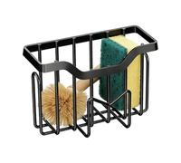 Kitchen Sponge Holder - Stainless Steel Drain Rack - Suction Dish Sponge Holder for Kitchen | for Scouring Pad Scrubber Cleaning Cloths Home Apartments Rental House