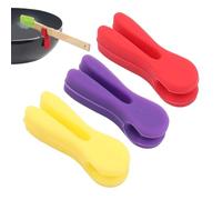 Kitchen Spoon Holder - Silicone Bunny Clip Kitchen Utensil Organizer | Spatula with Non Slip Base, Decorative Heat Proof Table Top Clip for