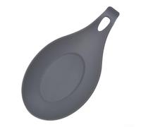 Kitchen Spoon Pad 1Pc Insulation Shelf for Neat and Clean Kitchen Silicone Coaster Tray for Spoons and Utensils (灰)
