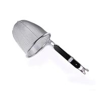 Kitchen Stainless Steel Mesh Basket Strainer with Hanging Hook for Efficient Liquid Solid Separation and Food Frying
