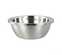 Kitchen Stainless Steel Mixing Bowls for Food Prep, Baking, Salad Mixing, and Whisking, Offering Durability and Sturdy Grip with Wide Flat Rim Design (24CM)