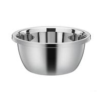 Kitchen Stainless Steel Mixing Bowls for Food Prep, Baking, Salad Mixing, and Whisking, Offering Durability and Sturdy Grip with Wide Flat Rim Design (28CM)