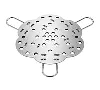 Kitchen Steamer Basket - Foldable Metal Dumpling Cooker Steam Rack Organiser | Home Travel Camping Restaurant Dumplings Fish Stove Portable Outdoor Picnic BBQ Steam Rack Kit Tragba