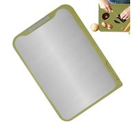 Kitchen Steel Chopping Board Set - Portable Titanium Chopping Board Set | Easy to Use Hanging Kitchen Pastry Board | State-of-the-art Baking Tray for Home Kitchen Accessories, Meat, Vegetables and Br