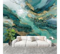 Kitchen Stickers 200x140cm Abstract Ink Painting Fluid Peel and Stick Wall Murals Removable Wall Art Decor Green for Living Room Bedroom Nursery Toilet Bathroom Office Decoration