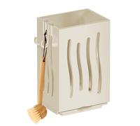 Kitchen Sticks Holder - Wall Mounted Multi-Purpose Storage Rack Easy to install without drilling, cutlery organizer that keeps spoons and sticks dry and clean | Household kitchen utensils handy o