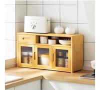 Kitchen Storage Cabinet - Multi-layer Cupboard and Spice Rack for Dish Storage, Countertop Sideboard for Organized Kitchen - Versatile Tabletop Solution