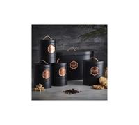 Cooks Professional 5-Piece Kitchen Storage Set in Black Cooks Professional Black