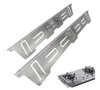 Kitchen Stove Crevice Cover - Stove Side Crevice Guards Stainless Steel | Heat Resistant Retractable Range Guard, Kitchen Trim Kit to Catch Food Scraps Dirt Oil Splatter