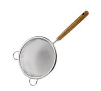 Kitchen Strainer for Food, Metal Spaghetti Strainer with Fine Mesh for Baking, Baking Accessories with Double Handles for Rice, Soy Milk, Baby Food, Cooking, Household