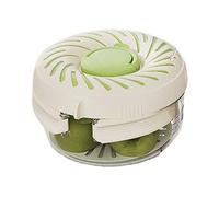 Kitchen Strainer - Fruit Bowl with Lid | Multipurpose Container with Foldable and Removable Handle | Double Layer Dish Drainer with Handle, Portable Multifunctional Food Washing Basket with Handle