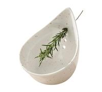 Kitchen Stripper Bowl, Pottery Herb Stripper Bowl, Plant Separating Supplies, Vegetable Separator Bowls for Home Cooks Cooking Enthusiasts Daily Meal Picnic Dinner Party