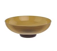 Kitchen-Suitable Fruit Bowl with Clear Visual Appeal and Compact Footprint for Countertop or Island Placement (-Yellow)