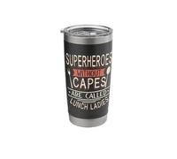Kitchen Superheroes Without Capes are Called Lunch Ladies Stainless Steel Insulated Tumbler