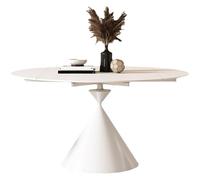 Kitchen Table Multifunctional Light Luxury Rock Plate Dining Table Variable Round Table Rotating Telescopic Modern Simple Home Folding Round Table