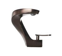 Kitchen Tap, Basin Faucet Cold and Hot Waterfall Contemporary Chrome Brass Bathroom Basin Sink Mixer, Deck Mounted Waterfall Tap 21045(Orb)