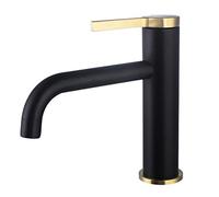 Kitchen Tap, Brass Mixer Tap, Modern Bathroom Faucet with Single Lever Hot And Cold Adjustable Ceramic Valves, Basin Sink Tap for Restaurant Hotel Toilet Kitchen