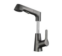Kitchen Tap Faucet Face Sink Bathroom Taps, Shower Room Accessories Sets, Toilet Water Tap Hydrant Mixer Home Improvement Products (Color : Gris, Size : 1),Kitchen Sink Faucet LWX