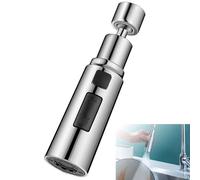 Kitchen Tap Spray Head, 360°Swivel Adjustable Faucet Extender with 3 Functions Modes, Faucet Extender with 360° Rotation, Kitchen Tap Extension, Taps Sprayer Attachment Fit Standard Taps Adapter