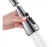 Kitchen Tap Spray Head, 360°Swivel Tap tap Extender for Kitchen Sink Faucet Aerator(Silver)