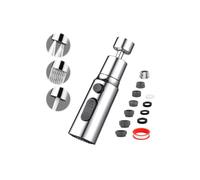 Kitchen Tap Spray Head,360° Swivel Three-Function Sprayer,80-Degree Big Angle Swivel Tap Aerator,Faucet Extension Sprayer,Faucet Aerator Splash Proof Spout,Tap Accessories (Long Style)