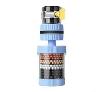 Kitchen Tap Water Filter Faucet Mount Purifier System with Proof Showerhead | Efficient Water Saving Technology for Standard Kitchen Taps | For Easy Install | Blue Green(Blue)