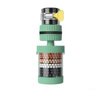 Kitchen Tap Water Filter Faucet Mount Purifier System with Proof Showerhead | Efficient Water Saving Technology for Standard Kitchen Taps | For Easy Install | Blue Green(Green)