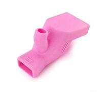 Kitchen Tap Water Saver Extension Nozzle 2 Pack Silicone Flexible Dual Outlet Faucet Adapter for Vegetable Rinsing Gargling (Pink)