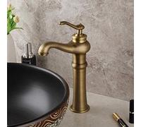 Kitchen Taps Faucet Antique Brass Bathroom Brushed Nickel Single Handle Deck Mounted Cold and Hot Water Mixer Tap