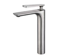kitchen Taps Faucet Counter Top Basin Mixer Monobloc Tap,Washroom and Lavatory Basin Sink Single Lever Cold and Hot Water Countertop Basin Faucet Black (Color : Brushed Gold) (Brushed Gold)