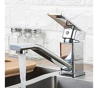Kitchen Taps Modern Style Home Multi-Color Sink Faucet Cold and Hot Water Mixer Tap Single Handle Faucets