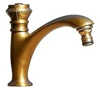 Kitchen taps Single Cold Kitchen Mixer Faucet Antique Copper(Antique Single Cold Style)