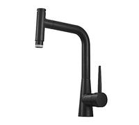 Kitchen taps with Pull Out Spray,Mixer tap 2 Functions, Sink,Single Lever hot and Cold 360°Swivel,Brass,Faucet-Chrome(3)