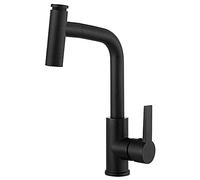 Kitchen taps with Pull Out Spray,Mixer tap Steel,2 Functions Swivel hot and Cold Single Lever, Sink,Faucet(3)