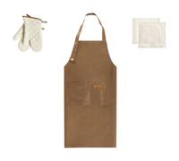 Kitchen Textiles Set DAUCUS Brown