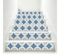 Kitchen Tile Stickers 30X30 Blue Print Stick on Wall Tiles Adhesive, Splashbacks for Walls Vinyl Waterproof Oil Proof Home Decor