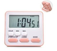 Kitchen Timer - 24 Hour Digital Countdown Clock, Kitchen Timers For Cooking, Silent Mode With Loud Alarm, Large Display Desktop Timer Kids Students Classroom For Cooking Baking Workout Studing