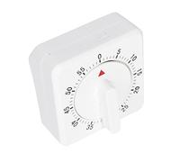 Kitchen Timer,60 Minutes/1 Hour Count Down Alarm Reminder Egg Timers White Square Wind Up Mechanical Timer for Baking Boiling Eggs Cooker Teachers Kids