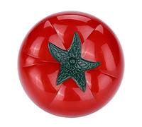 Kitchen Timer, 60 Minutes Countdown Tomato Shaped Mechanical Cooking & Baking Helper with Loud Alarm Home Decor (Large:7.2 * 5.5cm)