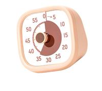 Kitchen Timer 60-Minutes Visual Timer Time Management Tool for Teaching Working Meeting Use Alarm Permanent ABS Clock Multipurpose Easy to Use for Kitchen