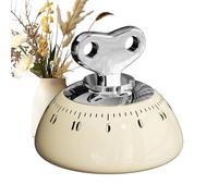 Kitchen Timer Clock ABS Mechanical Movement 7.6x7.6x6.5cm | Digital Kitchen Timer With 60-Minute Countdown Loud Alarm No Batteries Countdown Tiмer | Cooking Baking Fitness Learning