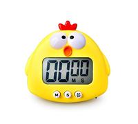 Kitchen Timer, Cute Cartoon Animal Countdown, Digital Cooking Timer with Magnetic, LCD Large-Screen Visual Clock, Hangable Alarm Clock with Stand，for Cooking Bake Sport Game (Timer-XG)
