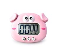 Kitchen Timer, Cute Cartoon Animal Countdown Timer, Digital Cooking Timer with Magnetic, LCD Large-Screen Visual Clock, Hangable Alarm Clock with Stand，for Cooking Bake Sport Game (Timer-XZ)