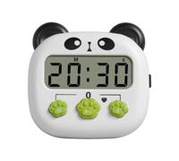 Kitchen Timer, Cute Cartoon Kids Animal Countdown Timer, Digital Cooking Timers with Magnetic, LCD Large-Screen Visual Clock for Cooking Bake Sport Game (Panda)