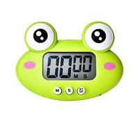 Kitchen Timer Digital Electronic Lcd Cooking Countdown Cartoon Frog Time Reminder Green